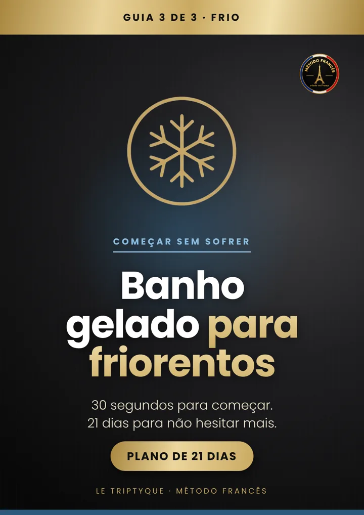 Capa do guia Banho gelado para friorentos