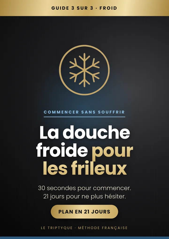 Couverture du guide La douche froide pour les frileux